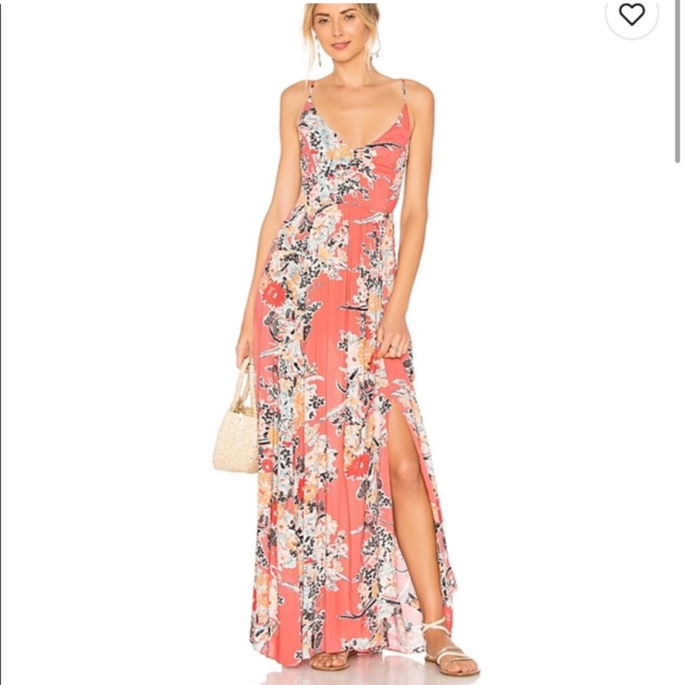 ✨Through the Vine Printed Maxi Free People ✨